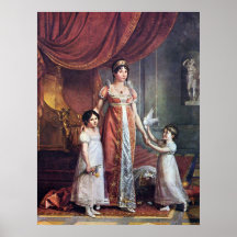 Julia Bonaparte and daughters Posters