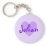 Julian in Purple Keychain
