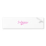 Juliana Classic Style Name Bumper Stickers