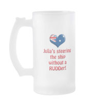 Julia's Steering The Ship Mugs