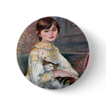 Julie Manet (Child With Cat) Renoir Pin