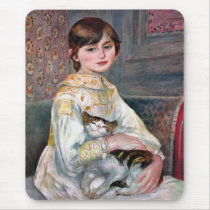 Julie Manet (Child With Cat) Renoir Mousepads