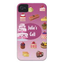 Julie's Cake Case iPhone 4 Cover