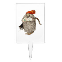 Jultomten Cake Toppers