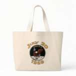 July 20, 1969 Apollo 11 Mission to the Moon Canvas Bag