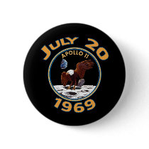 July 20, 1969 Apollo 11 Mission to the Moon Pin