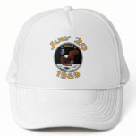 July 20, 1969 Apollo 11 Mission to the Moon Mesh Hat