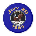 July 20, 1969 Apollo 11 Mission to the Moon Magnets
