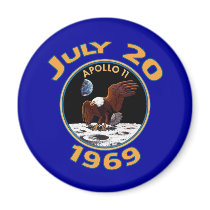 July 20, 1969 Apollo 11 Mission to the Moon Magnets