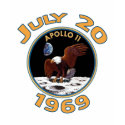 July 20, 1969 Apollo 11 Mission to the Moon t-shirts