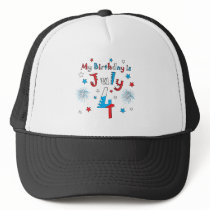 July 4th Birthday Hat