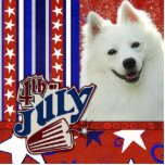 July 4th Firecracker - American Eskimo photo sculptures