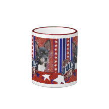 July 4th Firecracker - Chihuahua Mugs