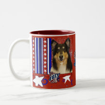 July 4th Firecracker - Collie - Caroline Mug