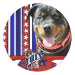 July 4th Firecracker - Rottweiler - SambaParTi Sticker