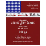 July 4th Modern USA Flag Graphic Flyer