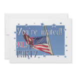 July 4th Outdoor Party!- Flag with Star Frame