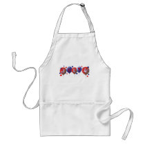 July 4th Party Balloons Apron aprons