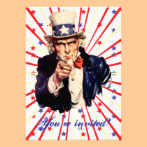 July 4th Party invitations template invitations