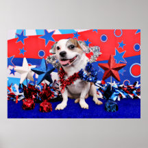 July 4th - Pitbull X - Opie Poster