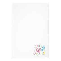 July 4th stationery