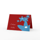July's Birth Flower-Customize Greeting Cards