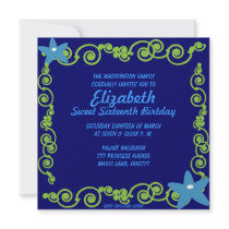 July's Sweet Sixteen Eternal Spring Invitation