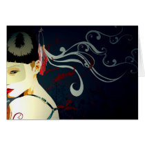 Julzips - Mascarada Greeting Card