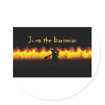 Juma the Barbarian sticker
