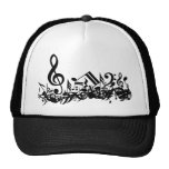 Jumbled Musical Notes Hat