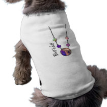 Jumbo Bead Necklace Multicolor   13 Dog T-shirt