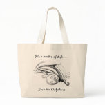 Jumbo Dolphin Tote bag