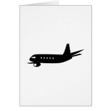 Jumbo Jet Greeting Card