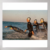 Jump into Ocean Poster