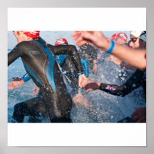 Jump into Ocean Posters