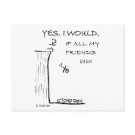 Jump Off A Cliff postcards