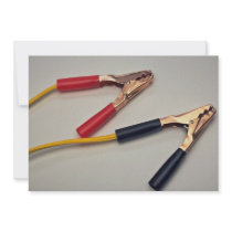 Jumper cables custom invite