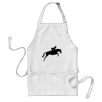 Jumper Horse Silhouette Aprons