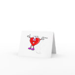 Jumping Cartoon Heart cards