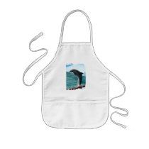 Jumping Dolphin Children's Smock Aprons
