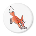 Jumping Fox Magnet