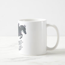 Jumping Horse-Just Get Over It Coffee Mug