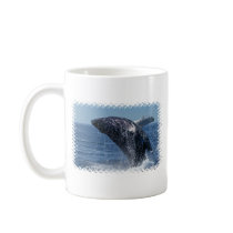 Jumping Humpback Whale Coffee Mug
