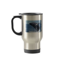 Jumping Humpback Whale  Travel Mug