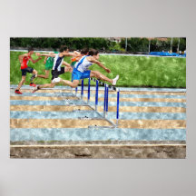 JUMPING THE OBSTACLES POSTER