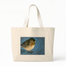 JUNCO BIRD DRAWING CANVAS BAG