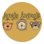 Jungle Animals T-shirts and Gifts Stickers