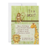Jungle Babies, Boy Birth Announcement