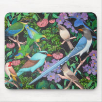 Jungle Birds of Asia Mouse Pad