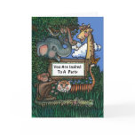 Jungle Birthday Invitation cards